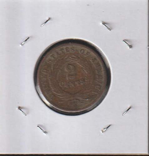 1869. Shield dva cent od dva centa -