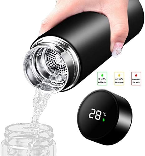 JKYP Inteligentni termos od nehrđajućeg čelika Prikaz temperatura vakuum boca dvostruka zidna šalica za kavu Inteligentna boca za vodu