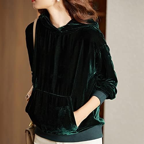 N/a ženska kapuljača jesenski zimski džepni kapuljača Odjeća labava ležerna dukvica ženski pulover vrhovi