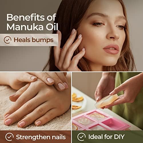 GYA laboratoriji čisto manuka ulje za kožu - terapeutska esencijalna ulja za kožu - nerazrijeđeno Manuka eterično ulje za nokte,