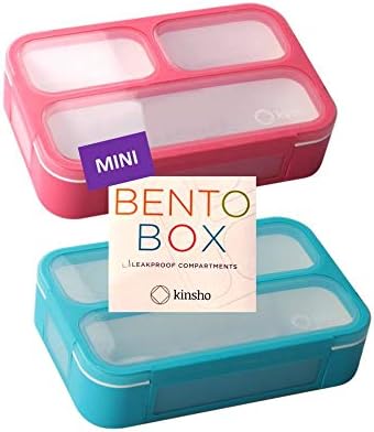 Paket kontejnera za ručak sa bento-boxom za djecu s 6 odjeljaka + 2x mali bento kutija za ručak za djecu