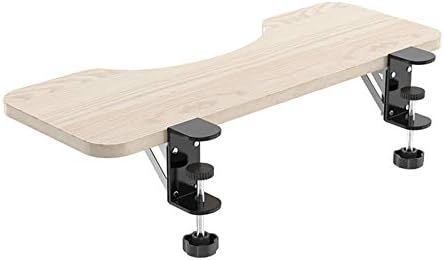 XXBB ladica za ekstender stola tipa stezaljke - sklopivi stalak za naslon za ruke, nosač za ergonomski lakatni rukavac za kućni i uredski