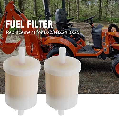 LAFFOONPARTS 2X 12581-43012 Dizelski benzinski filter za gorivo Zamjena za Kubota 2581-43010 13351-43010 12581-43010 BX23 BX24 BX25