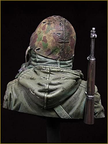 Etriye 1/10 Model poprsja od znakova od smole nas Commandovo službenik Diecast Model Bust Kit /YS095