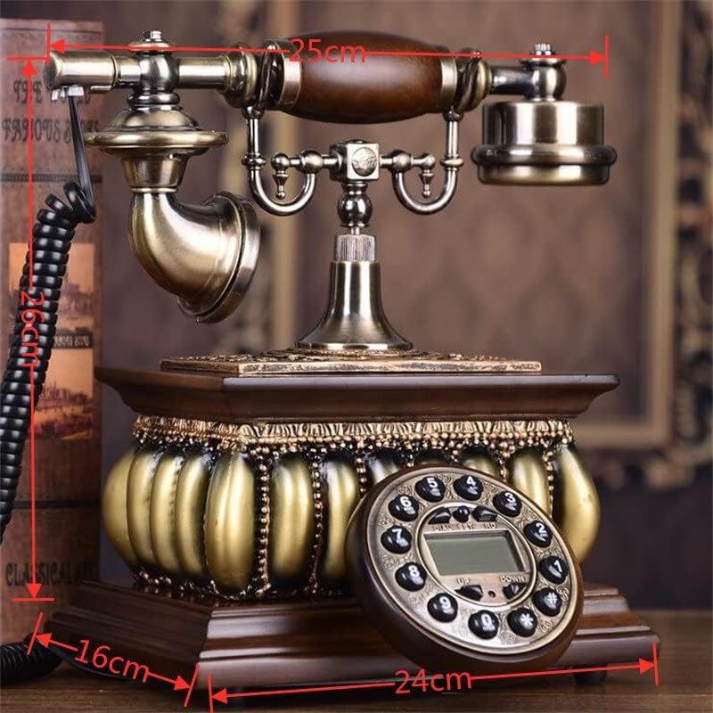 XDCHLK retro telefon Old Vintage Telefon Desktop Wired Fiksni telefon s ID -om pozivatelja za kućni ured hotel upotreba