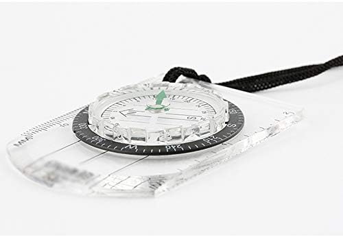 Lmmddp fini navigacijski kompas, vanjski kompas za čitanje karata, lagana mapa vladara, orijenting kompas za preživljavanje ili planinarenje