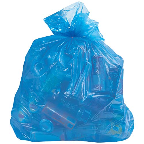 Plava obloga za smeće za recikliranje, 55-60 galona, ​​1,4 mil, plava, 100/slučaj