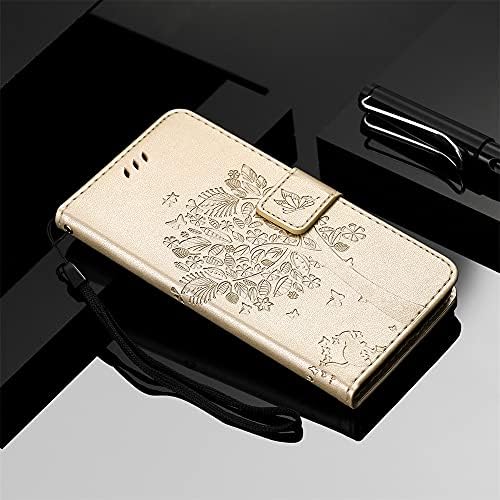 Torbica-novčanik MEMAXELUS za Xiaomi 12T 5G, Mi 12T Pro 5G Torbica za telefon sa držačem i utor za memorijske kartice Slatka Mačka