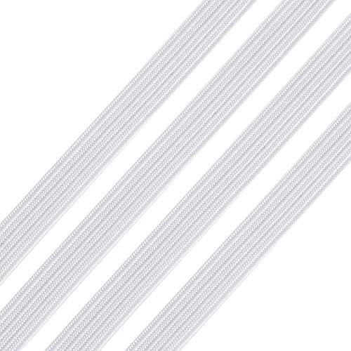 200 jardi elastičnih traka ravne širine 1/4 inča, elastične pletene elastične vrpce za izradu nakita, šivanje i rukotvorine
