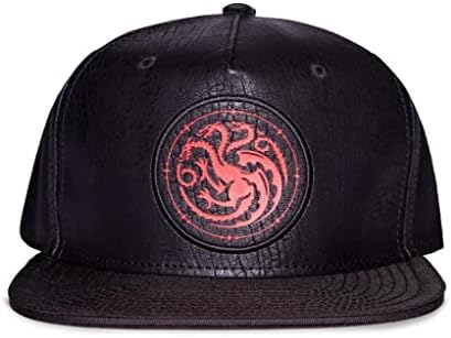 Game of Thrones Baseball CAP House of Dragon Logo Službeni crni snapback