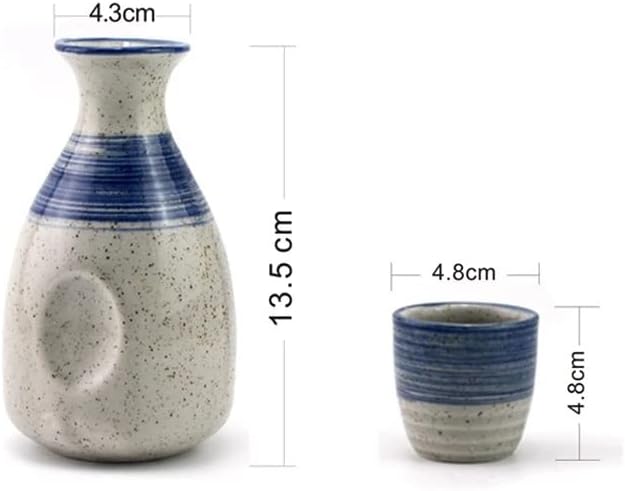 Ganfanren keramika sake šalica vrha jedan lonac od četiri šalice vinskog čaše postavljeno vinobowl mala keramička vinska čaša