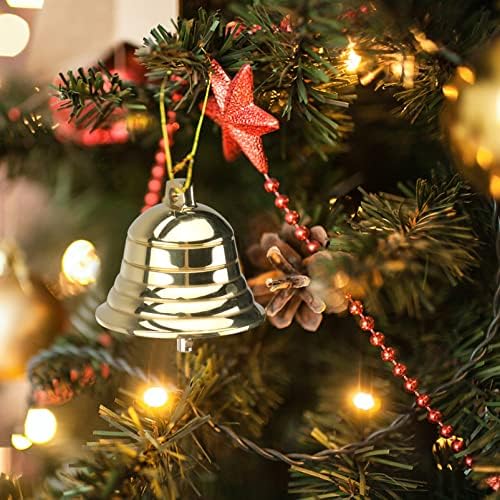 Xmas mesingano zvono, božićni ukras vjetar zvona Zvona Zlatna zvona Vintage Style Malo Liberty Bell za ukras za božićno vjenčanje