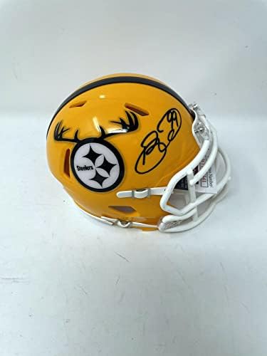 Brett Keisel Pittsburgh Steelers potpisao je prilagođenu Mini kacigu s autogramom u MBP - u - NFL mini kacige