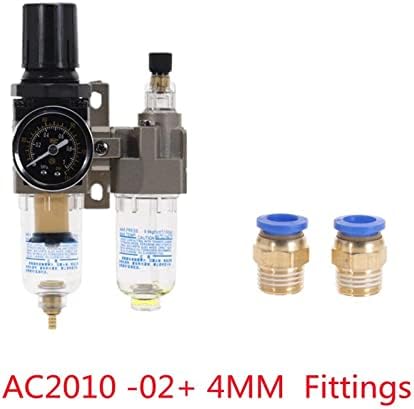 Umjetnički priključak Regulator filtra za kompresor zraka Pneumatski separator vode dvodijelni 0-1MPA 150PSI AC2010-02 SMC tip