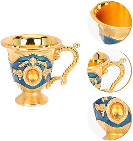Kabilok 2pcs brončana šalica budističkih kraljica: posuda za koktel s plavim likerom nove šalice Kraljevska zdjela: Zdjele vatrena