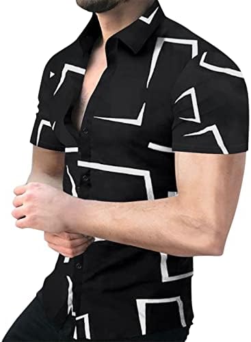 XXBR 2022 Nove muške košulje, Fall Designer gumb s dugim rukavima dolje košulje s prskanjem tiskanih havajskih košulja vrhovi ovratnika