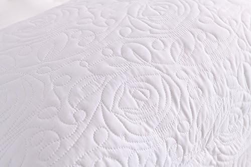 Marcielo 2-komad vezeni jastučni jastuci, ukrasni jastučni jastuci jastuci Standardna veličina bijela