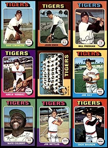 1975. Topps Detroit Tigrovi u blizini Team Set Detroit Tigers NM Tigrovi