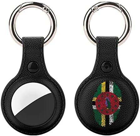 Otisak prsta zastave Dominike kompatibilan je s torbicom za ključeve s privjeskom za ključeve s privjeskom za ključeve s privjeskom
