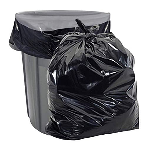 Aluf Plastics 33 galone vreće za smeće - 2,0 mil crne teške kante za smeće - 33 x 39 - pakiranje 100 - za izvođač, industrijski, komercijalni