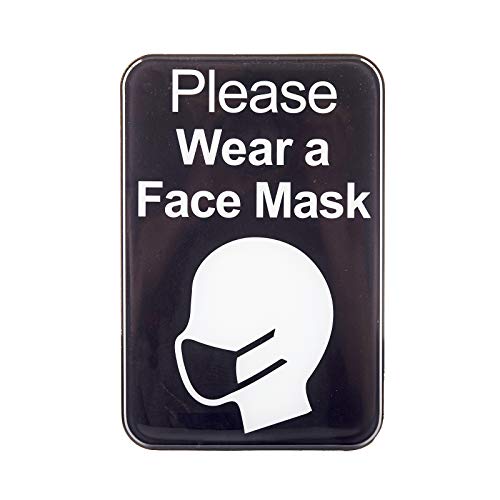 Tablica molimo nosite zidni znak maske za lice 6x9
