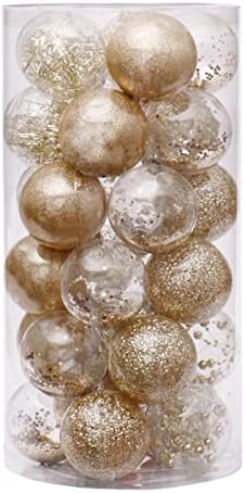 Royio božićna lopta božićna kuglica višebojna lopta višebojna kuglica u boji mini sjajne svijetle ukrase za božićno drvce