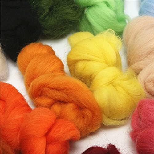 Pređa 36 boja vunena Roving vunena pređa za pletenje vlaknasta vuna za filcanje iglom ručno predenje