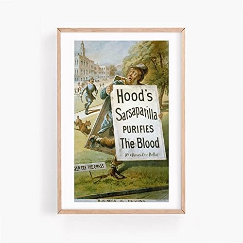 Beskonačne fotografije fotografija: Hood's Sarsparilla pročišćava krv, posao žuri ', 1888, policajac