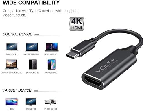 Radi Volt Plus Tech HDMI 4K USB-C Kit kompatibilan s Vivo X70 Pro profesionalnim adapterom s digitalnim punim 2160p, 60Hz izlaz!