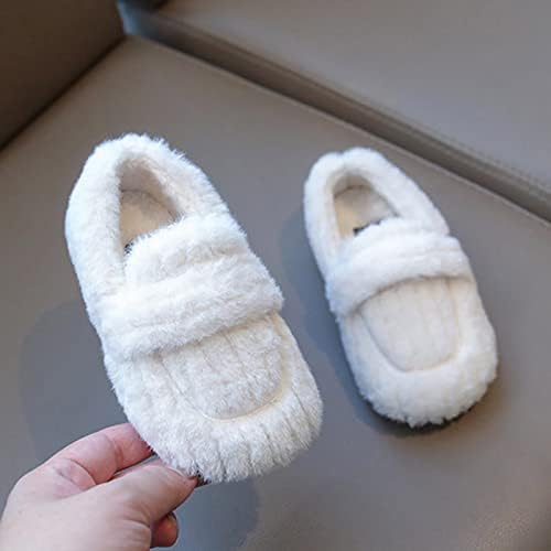 Modna zimska djeca čizme Dječaci i djevojčice pamučne cipele ravni dno plišana toplo klizanje na cipelama