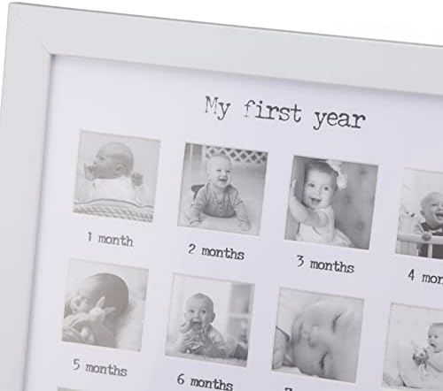 Okvir za fotografije od 12 mjeseci, okvir za fotografije za prvu godinu bebe, okvir za fotografije za prvu godinu bebe za bilježenje