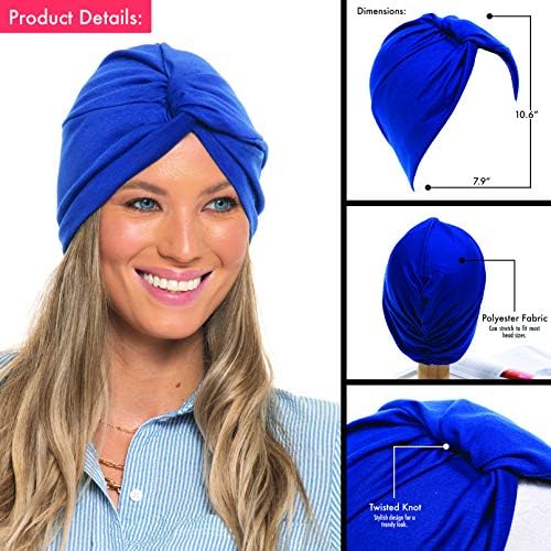 Ženska marama za glavu: stil Turban šešira