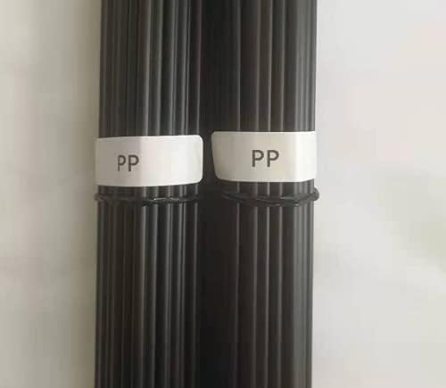 20pcs 19,5inch plastične šipke za zavarivanje crna pp （polipropilen） trake zavarivanja za plastični zavarivač, zavarivanje elektroda
