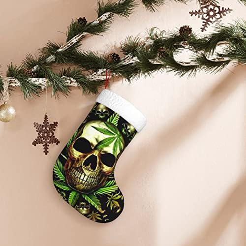 Cutedwarf lubanje korov Christma čarape božićni ukrasi drveća božićne čarape za božićne blagdanske zabave darovi 18-inčni