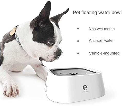 Zdjela za vodu za pse od 1,5 litre bez vlaženja usta zdjela za pse plutajuća zdjela protiv prevrtanja zdjela za vodu za mačke pribor