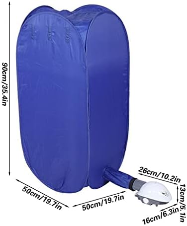 Prijenosna električna sušilica za odjeću, višenamjenski 800 vata putna sklopiva torba za sušenje tkanine toplim zrakom grijač vješalica