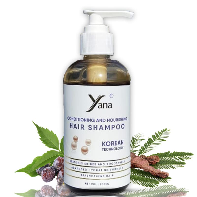 Yana šampon za kosu s korejskom tehnologijom za kosu za jelo za žene biljne biljke