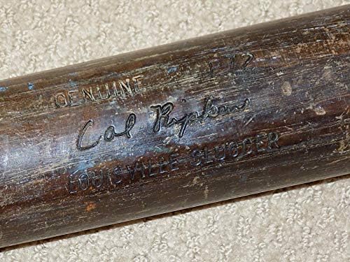 Cal Ripken Jr H&B igra korištena potpisana Bat 1983 Baltimore Orioles PSA GU 9,5 - MLB autograpd igra rabljena šišmiša