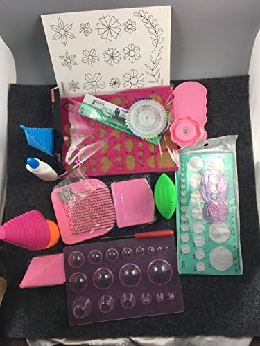 Chengyida Quilling Diy Craft Tool Full Kit Quilling Work Board Board Vodič za kalup ECT ECT