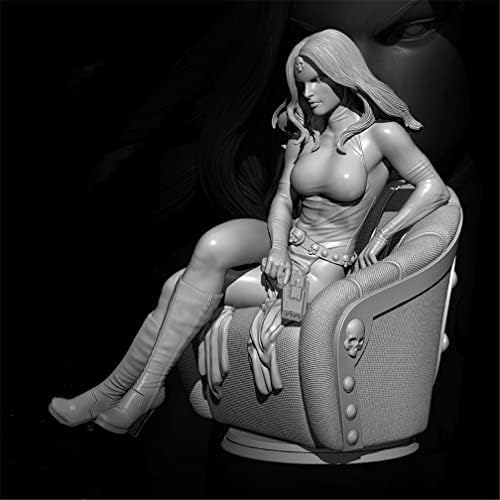 Goodmoel 1/24 Drevna kauč ženskog ratnika za smolu, model Model komplet Nedostane i neobojene minijature/TN-3419
