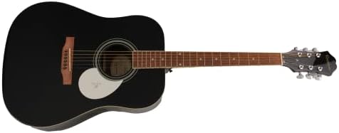 Buhe potpisani autogram u punoj veličini Gibson Epiphone akustična gitara b w/ James Spence Autentifikacija JSA Coa - crvena vruća
