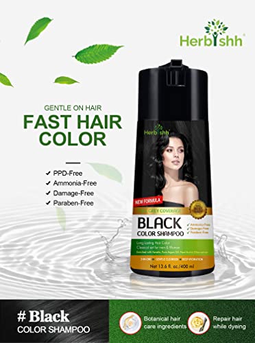 Šampon za bojanje kose od 2 pakiranja + maska za kosu od 150 g - šampon-boja za sijedu kosu | Poklon Set za roditelje, muškarce i žene